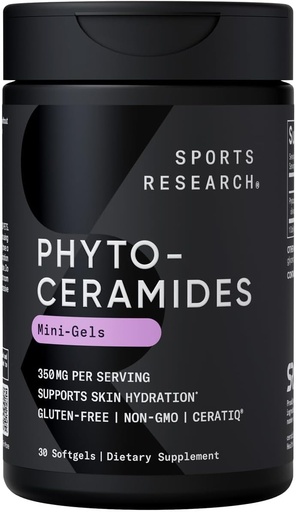[BRSWIFYMBQHB2DTO] Phytoceramides 350mg per softgel - Landare Derived Ceramides for Healthy Skin and Hydration - Ez GMO betegarririk edo bitamina sintetikorik gabe - 30 Liquid bigunak