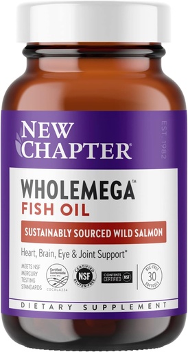 [BRSWIYAPCZ7R2YI3] New Chapter Wholemega 1000 Mg, 30 Ct