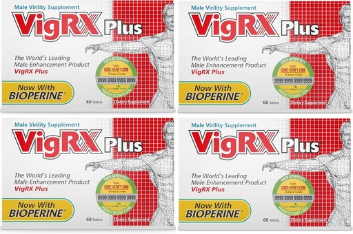 [BRSW2BQ3CQCGYG3K] VigRX Plus Daily Supplement Tablets (4)