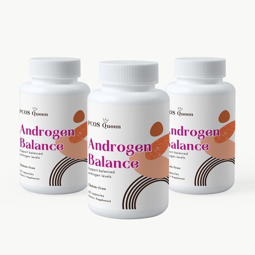 [BRSROAQ5BUNA2CDB] Androgen Balance - Qadınlar üçün Hormon Balancing Təhlükəsizlik - Excess Body Or Face Saç, Balding, Fertility (3 Şişeler)