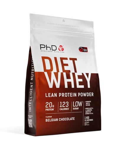[BRSWIYIIDN7RAC36] PhD Diet Whey 1kg Belgian Chocolate
