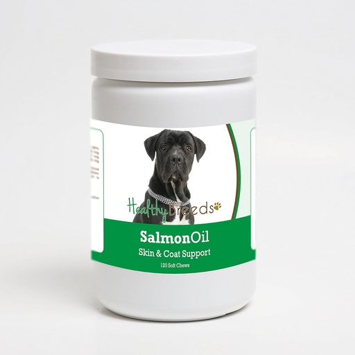 [BRSWGEICDJ6A4HIZ] Healthy Breeds Cane Corso Salmon Oil Soft Chews 120 Count