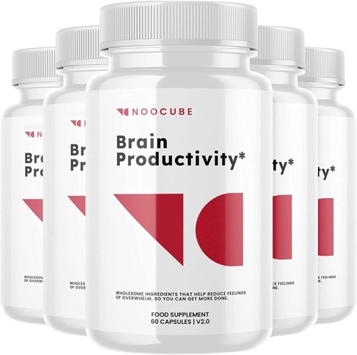 [BRSRAGQLDMBREDI3] NOO-Cube Brain Productivity Pills Cognitive Enhancer Pills, Brain Productivity Supplement, 300 Count (Pack of 5)