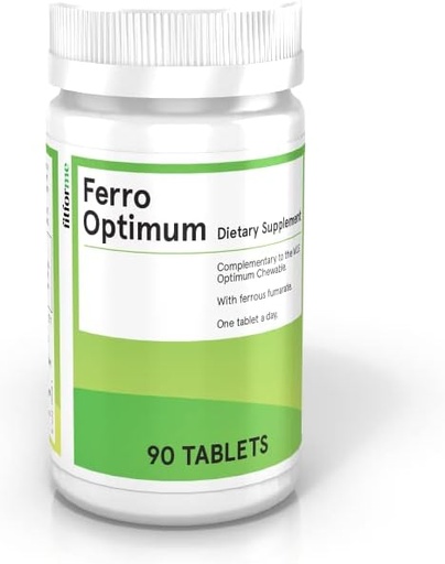 [BRSW2BIPOUCA4G3G] FitForMe Bariatric Multivitamin Żelaza Suplement po gazowym Sleeve - Jeden dzień Ferro Optimum Tablet - 90 Dni dostaw żelaza żelaznego (Żelaza Booster dla Optimum Chewable)
