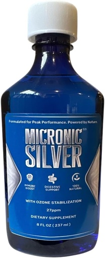 [BRSRAEIQCV4G2G37] Micronic Silver Dietary Supplement 8oz 27ppm
