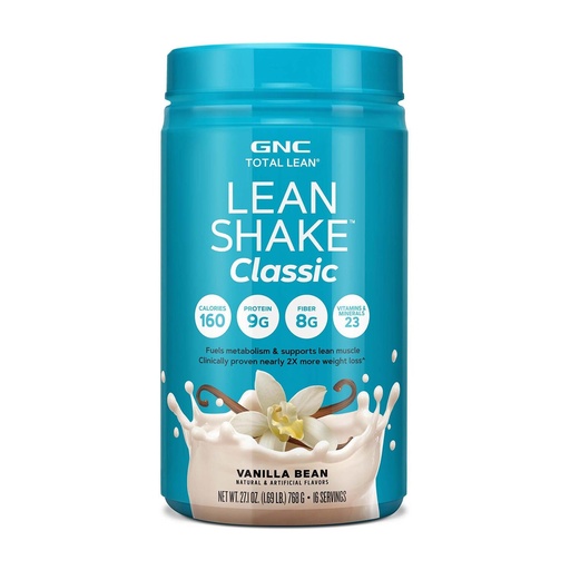 [BRSWYCA5OIHAGD3B] GNC Total Lean Lean Shake Classic - Vanilla Bean (16 Servings)