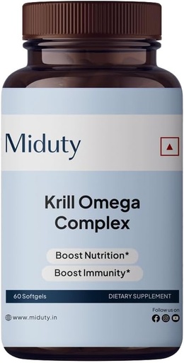 [BRSROCYLDMBWE2TB] Krill Oil - Wild Salmon - Omega 3 Krill Oil - Astaxanthin - EPA & DHA - 60 Softgels