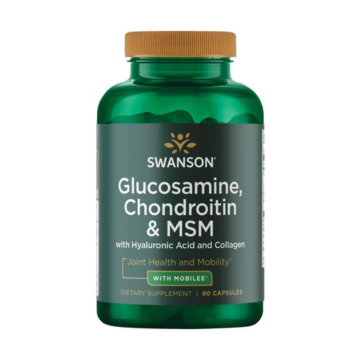 [BRSWIZQRDN7AIDTK] Swanson Glucosamine Chondroitin & Msm with Hyal-Joint 90 Capsules