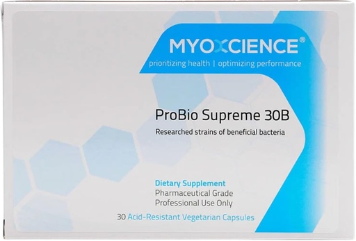 [BRSWGAADOF5BMHT6] MYOXCIENCE ProBio Supreme (30 Billion CFU) | 30 Vegetarian Capsules