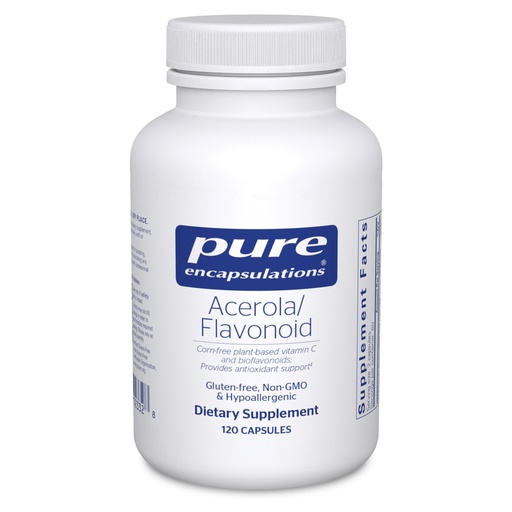 [BRSWIYY2OMDQC33A] Pure Encapsulations Acerola/Flavonoid | Corn-Free, Plant-Based Vitamin C and Bioflavonoid | 120 Capsules*