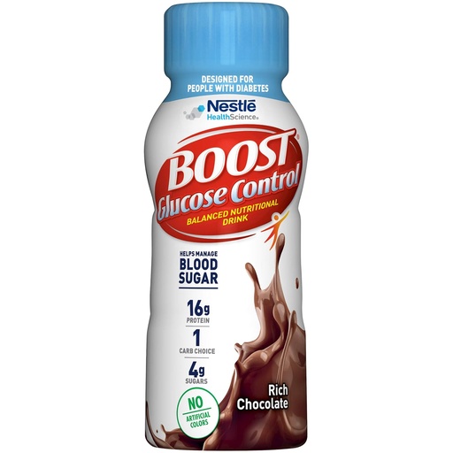 [BRSWIHQ6CYDAK3LE] Boost Glucose Control Chocolate Ready To Drink, 8 Ounce (Pack of 24)