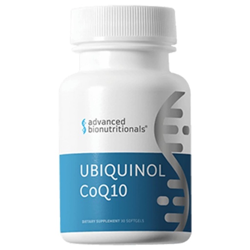 [BRSWIGIQOUFAADTA] Advanced Bionutritionals Ubiquinol CoQ10, Increased Energy Production, Natural Antioxidant Supplement, Manufactured in The USA, 30 Softgel