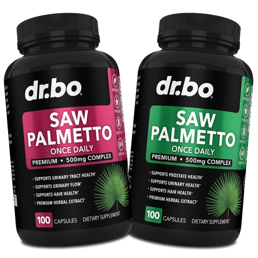 [BRSRAEI7BN6WYE3A] Saw Palmetto for Women Hair Los for Women & Men - DHT Blocker for Men Hair Growth Plus Bladder Suplemen - Pure Saw Palmetto Prostate Health Supppplemen Mendukung urination Pills