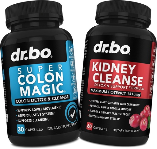 [BRSRAZIEOEHGGHTB] Colon Cleanser Detox &quot; Kidney Cleanse - 15 días Colon Cleanse Pills Probiótico &quot; Kidney Detox Support Supplement Cranberry - Bowel Movement Supplements for Intestinal Stomach Bloating Gut & Kidneys