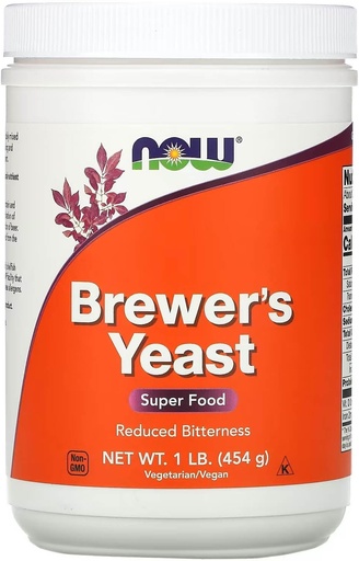 [BRSWIYYPOMNWY2DE] NOW Brewer's Yeast, 1-Pound (Pack of 2)
