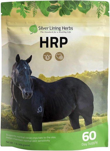 [BRSWIGAIBACA4CLI] Silver Lining Herbs HRP - Supports Natural Nerve Impulses to The Horse's Skin - Promotes Normal Skin Sensitivity - Helps with Overactive Nerves - Herbal Supplement for Horses - 1 lb Bag