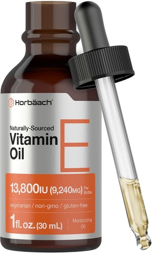 [BRSW2CQOO56WK3IZ] Horbäach Vitamin E Oil 124; 13,800IU Oil 124; 1oz Oil 124; Vegetarian, Non- GMO, a gluten Free Formule 124; Přirozeně sourced Liquid Supplement