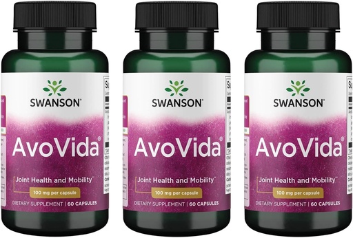 [BRSWGAANDIPQ4HLP] Swanson Avovida 100 Milligrams 60 Capsules (3 Pack)