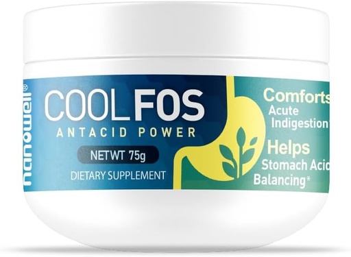 [BRSROHANDIHBUHLP] NANOWELL Cool FOS 75g Antacid Power - Digestion and Gastrointestinal Health Powder Supplement