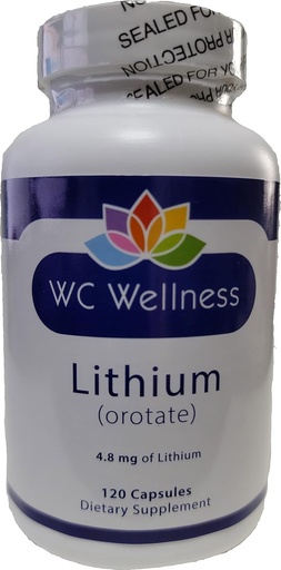 [BRSW2BIHPIOWACLG] Lithium Orotate 1.0 Count Capsules - Detoxing Mineral Supplement