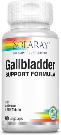 [BRSWIZY4PMIAKFL4] Solaray Gallbladder Support Formula - 90 Capsules
