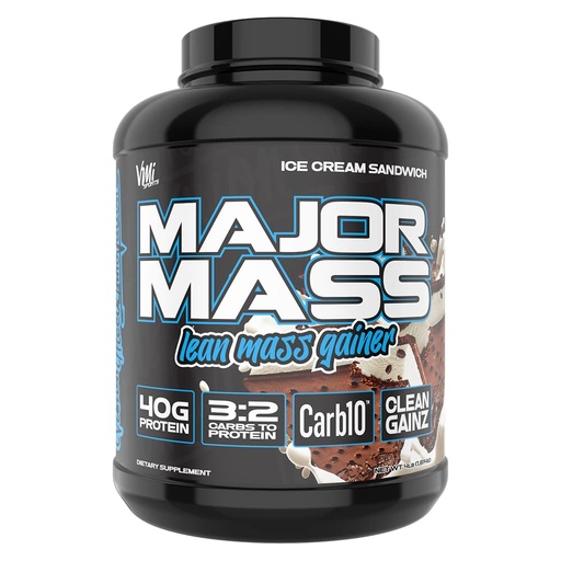 [BRSWGZI7DN7QM3D5] VMI Sports | Major Mass Lean Mass Gainer | Mass Gainer Protein Powder for Muscle Gain | Weight Gainer Protein Powder for Men | Weight Gainer for Women (Ice Cream Sandwich)