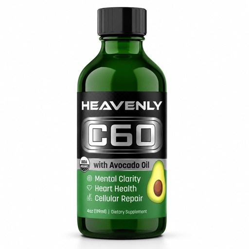 [BRSRAAAQCV6RQCT5] HNP Labs C60 in Organic Avocado Oil – Carbon 60 Antioxidant Support for Energy, Mental Clarity & Daily Wellness – 99.99% Pure Carbon Fullerenes – 4 fl oz