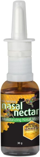 [BRSRAFQ6OZ7GO3L7] NaturePro Moisturizing Nasal Mist, All Natural, 1 oz for Nasal Dryness Contains Real Honey