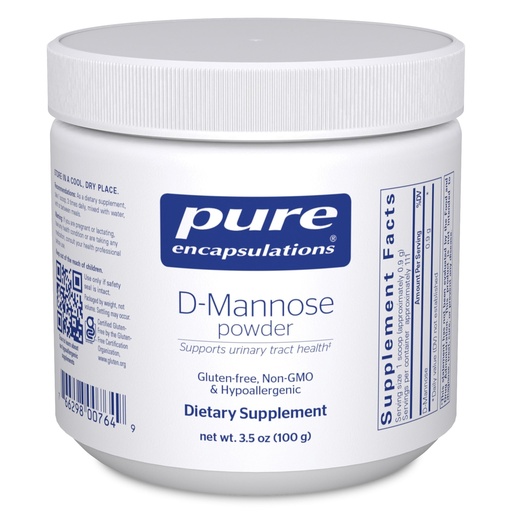 [BRSWIY37CIPRCFI3] Pure Encapsulations D-Mannose Powder - for Urinary Tract Support - Urinary Tract Support & Bladder Health* - Easy Dissolve Powder - Non-GMO & Vegan - 3.5 oz