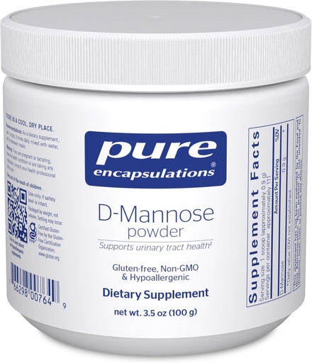 [BRSWIY37CIPRCFI3] Reine Kapseln D-Mannose-Pulver - für Urinary Tract Support - Urinary Tract Support & Bladder Health* - Easy Dissolve Powder - Non-GMO & Vegan - 3,5 oz