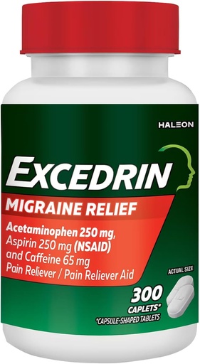 [BRSWIEIBDMNGYCQZ] Excedrin Migraine Relief - 300 Count