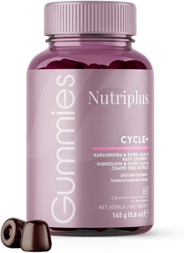 [BRSRA2YBPIDW2HTH] FARMASI Nutriplus Хранителна добавка, Желе Витамини, 60 бр - Мултивитаминна поддръжка, Подсилва уелнес, Дневна добавка, Минерали, Здравословен растеж (1 преброяване, Ягода, вар)