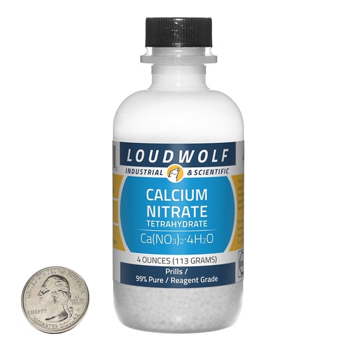 [BRSWIAIRDEHB6DLI] Calcium Nitrate/Prilled / 4 Ounces / 99% Pure Reagent Grade