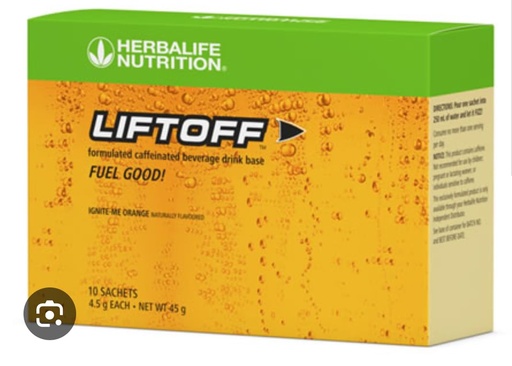 [BRSRMGQ3OR7QMHQ7] Herbalife Nutrition LIFTOFF Energy Stick Packs -Lemon-Lime Blast - Instant Drink for Natural Boost of Energy, Clears Minds, Improves Concentration, 30 Count (30 Packs), Green Lemon-Lime Blast