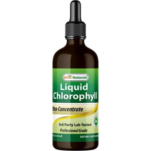 [BRSW2YIDCNYQI3LD] Best Naturals Liquid Chlorophyll Drops 50 mg, 2 Fl Oz, Natural Detox Supplement, Supports Energy, Digestion & Skin Health, Vegan, Non-GMO, Easy Absorption Liquid Chlorophyll Supplement