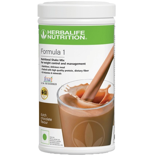 [BRSWIAYGCFYQMFTI] Herbalife Formula 1 Nutritional Shake Mix 500g - Dutch Chocolate