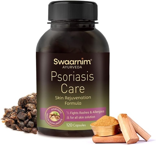 [BRSROFI3BN7G2YIZ] Psoriasis Care, Ayurvedic Healthy Supplements for Women Health, No Added Chemicals and Gluten Free, 120 Capsules