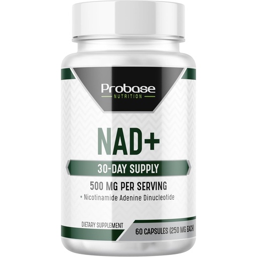 [BRSRAZYPBUIR6AI6] Probase Nutrition NAD Supplement 500mg High Potency 30 Day Supply NAD Maximizer Similar to Nicotinamide Riboside Vegan Non GMO Third Party Tested