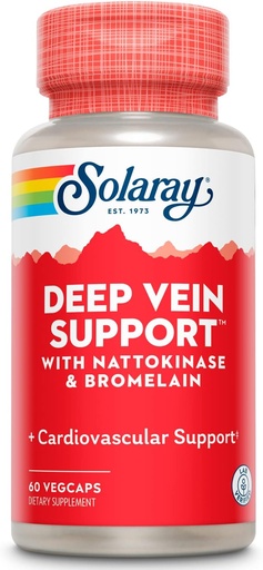 [BRSWIYQMBICBCE36] SOLARAY Deep Vein Support, Veg Cap (Btl-Plastic) | 60ct