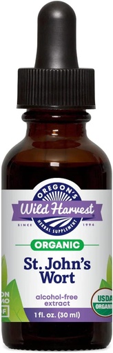 [BRSWIYI5OQPQGYDC] Oregon's Wild Harvest Fresh Organic St. John's Wort Extract, 1 Fluid Ounce