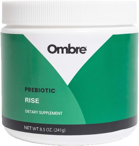 [BRSRMY35OIPGCCDZ] Ombre Rise Prebiotic Powder Fiber Supplement, Supports Digestive Regularity and Overall Wellness, Water Soluble, Fast-Absorbing, & Gentle on Stomach, Shelf-Stable, 8.5-Ounce Tub, 30 Servings