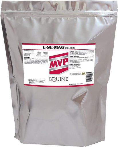 [BRSWIGIIAQDAOCLA] E-Se-Mag (10lb) for Muscle Function & Recovery in Horses