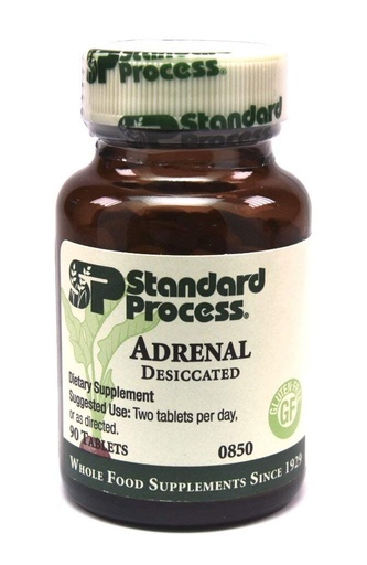 [BRSWK2QRCQBAKCT2] Standard Process- Adrenal Desiccated / Adrenal Support for Energy Production, Immune System Function and Adrenal Health, Gluten Free, 90 Tablets