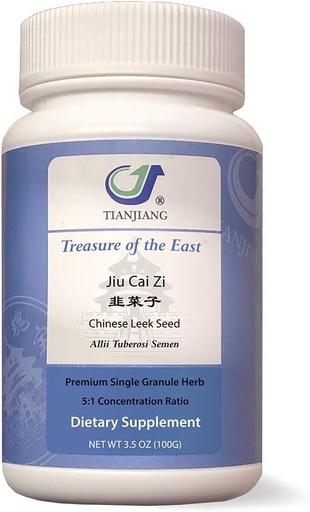 [BRSWKHYQPJYWIFD5] Treasure of The East, Chinese Leek Seed - Jiu CAI Zi (5:1 Concentrated Herbal Extract Granules, 100g)