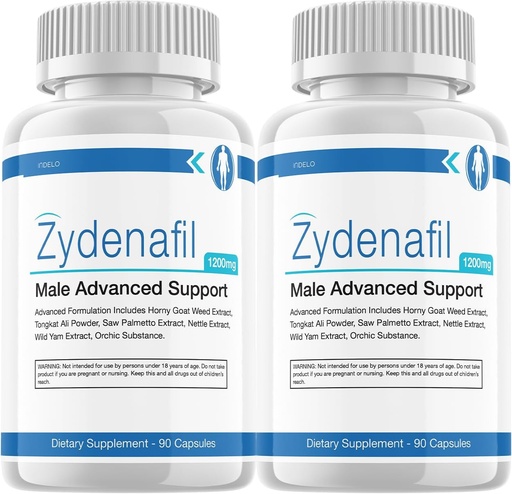 [BRSROBACAANAIAYZ] (2 Pack) Zydenafil for Men, Zydenafil Pills for Men Advanced Performance Supplements, Zydenafil Performance, Zydenafil Reviews Male (120 Capsules)