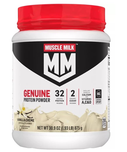 [BRSWECQ2OECROAL2] Muscle Milk Lean Muscle Vanilla Creme Protein Powder, 1.93 Pound (Pack of 1)
