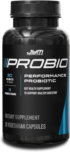 [BRSROHQEAABBYAD2] ProBio JYM Performance Probiotique, coeur, Gut, santé immunitaire, rétablissement athlétique, et la composition du corps pour les hommes et les femmes, 30 jours d'approvisionnement