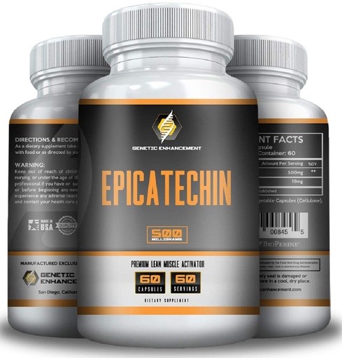 [BRSWYYALAQCQAAI2] EPICATECHIN - 500MGs Per Serving - 60 Servings and 1000 MGS Per Serving - 30 Servings - Max Strength - May Reduce Myostatin - Helps in Protein Synthesis