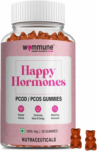 [BRSRMAAEDF7RUAI7] PCOD PCOD Balance Gummies | for Regular Periods I Hormonal Imbalance, Natural Pregnancy I Inositol Fortified Help in Facial Hair & Acne , Delayed Period - Revitalize, Rebalance, Recharge - Gummies