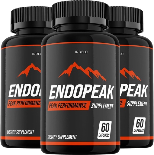 [BRSROBAYDECGOADL] (3 Paket) Kişilər üçün Endopeak, Endo Peak Advanced Performance Supplements, EndoPeak Performance 24, EndoPeek Reviews (180 Kapsül)